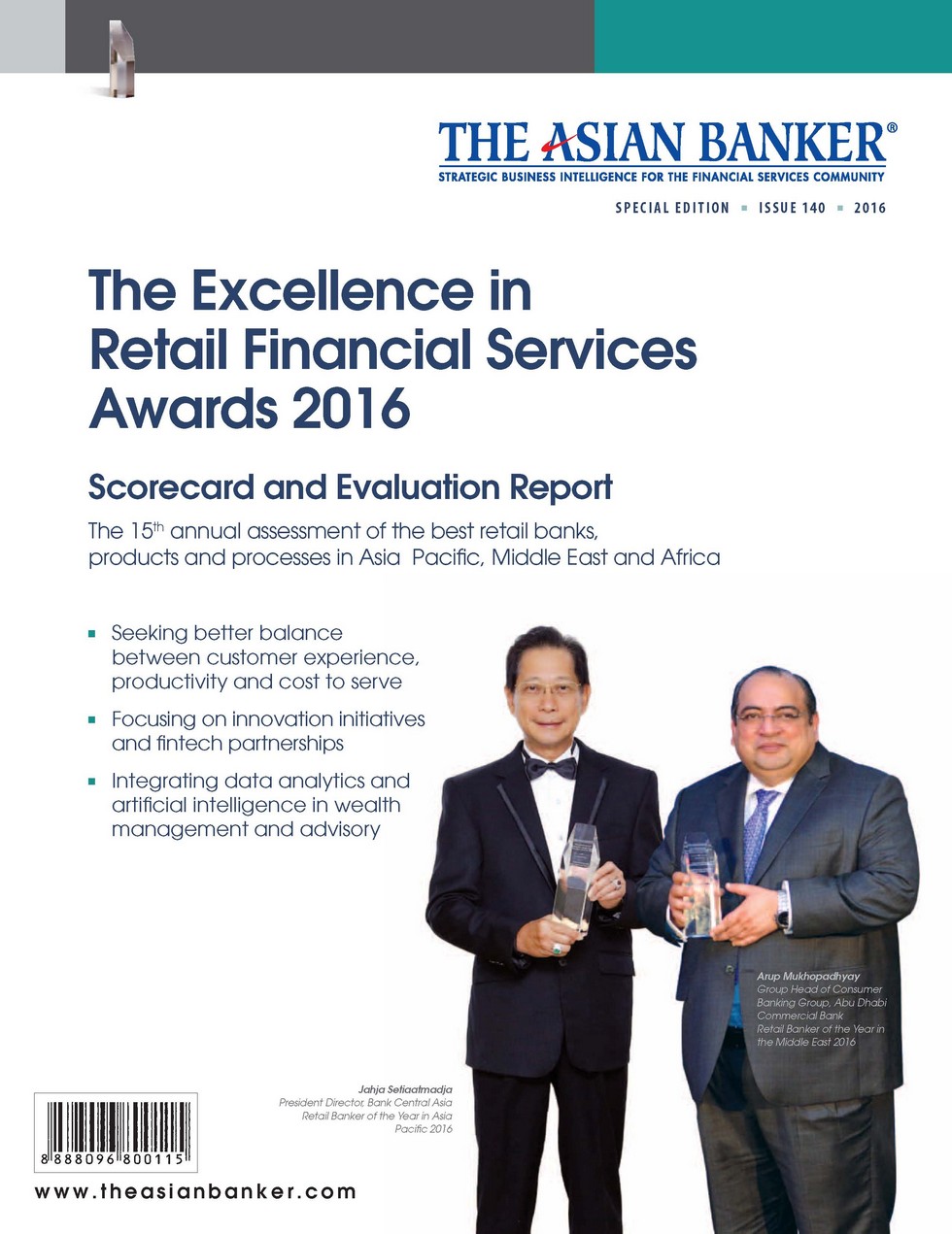 The Excellence in Retail Financial Services Awards 2016