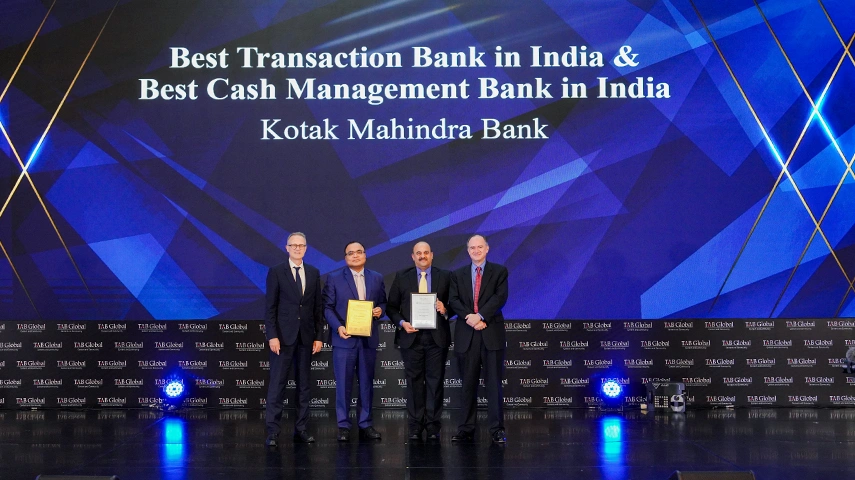 Kotak Mahindra Bank named Best Cash Management Bank in India for digital-first services and consistent innovation