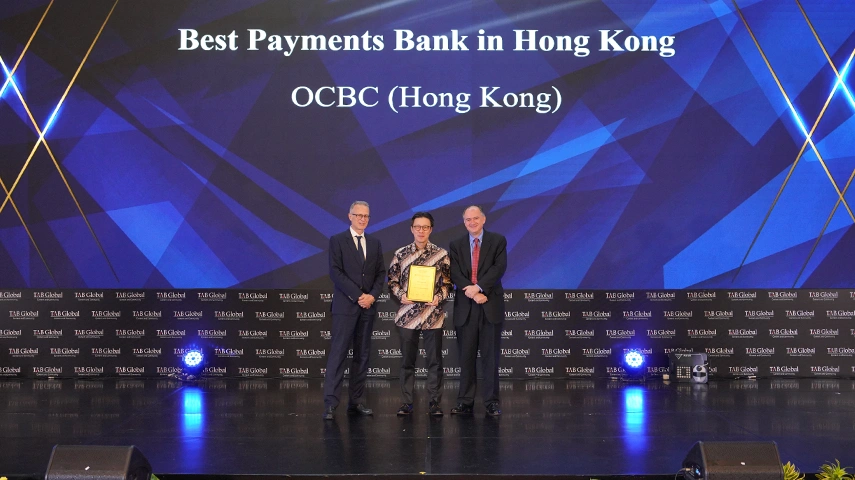 OCBC (Hong Kong) wins Best Payments Bank in Hong Kong for streamlining digital payments and driving automation